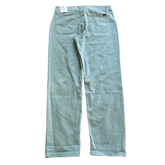 Prana Sancho Boyfriend Pant Sz 10 Saltwater Relaxed Fit Mid Rise Stretch Organic - Picture 5 of 12